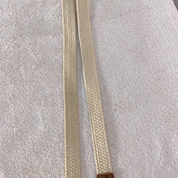 5/$25 Beige Woven Belt L - Picture 5 of 8
